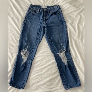 PacSun Blue Distressed Skinny Jeans